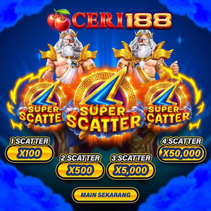 CERI188 : Situs Slot Super Scatter Zeus Jackpot Besar 2025